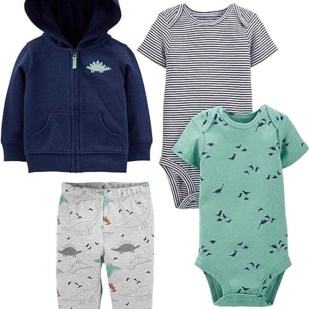 Simple Joys by Carter's baby-boys 4-piece Jacket, Pant, and Bodysuit Set